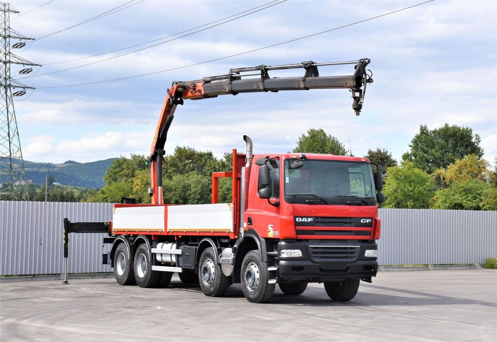 DAF CF 85.410 Pritsche 6,80m + KRAN / FUNK/8x4 - Auto s hydraulickou rukou: obrázok 2 DAF CF 85.410 Pritsche 6,80m + KRAN / FUNK/8x4 - Auto s hydraulickou rukou: obrázok 2
