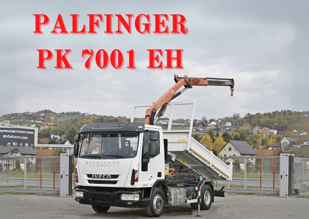 Iveco EUROCARGO 100E19 +PK 7001 H + FUNK * TOPZUSTAND - Auto s hydraulickou rukou, Sklápač: obrázok 1 Iveco EUROCARGO 100E19 +PK 7001 H + FUNK * TOPZUSTAND - Auto s hydraulickou rukou, Sklápač: obrázok 1
