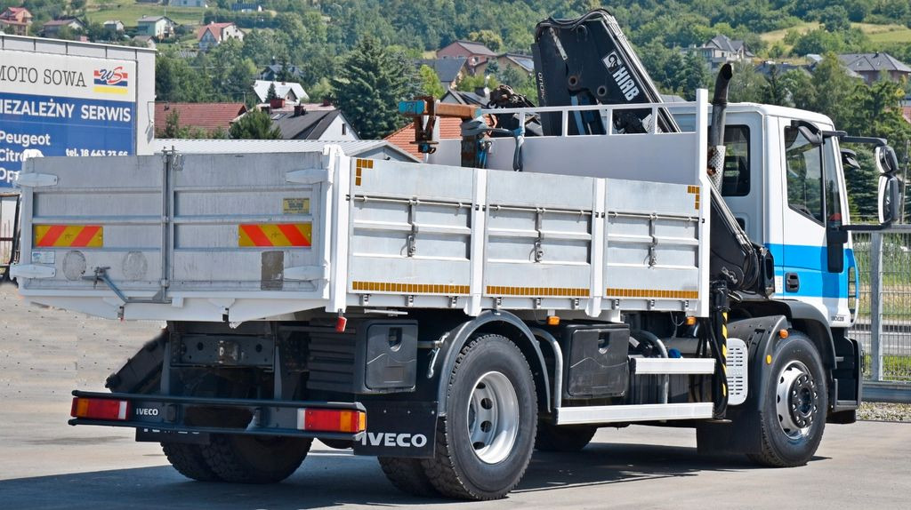 Auto s hydraulickou rukou, Sklápač Iveco Eurocargo 180E28 *HIAB 122 B-2 DUO* TOPZUSTAND: obrázok 6