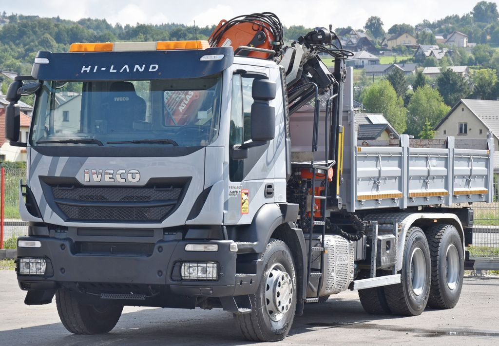 Iveco TRAKKER 410*Kipper 5,20m*ATLAS 165.2E * FUNK/6x4 - Auto s hydraulickou rukou, Sklápač: obrázok 3 Iveco TRAKKER 410*Kipper 5,20m*ATLAS 165.2E * FUNK/6x4 - Auto s hydraulickou rukou, Sklápač: obrázok 3