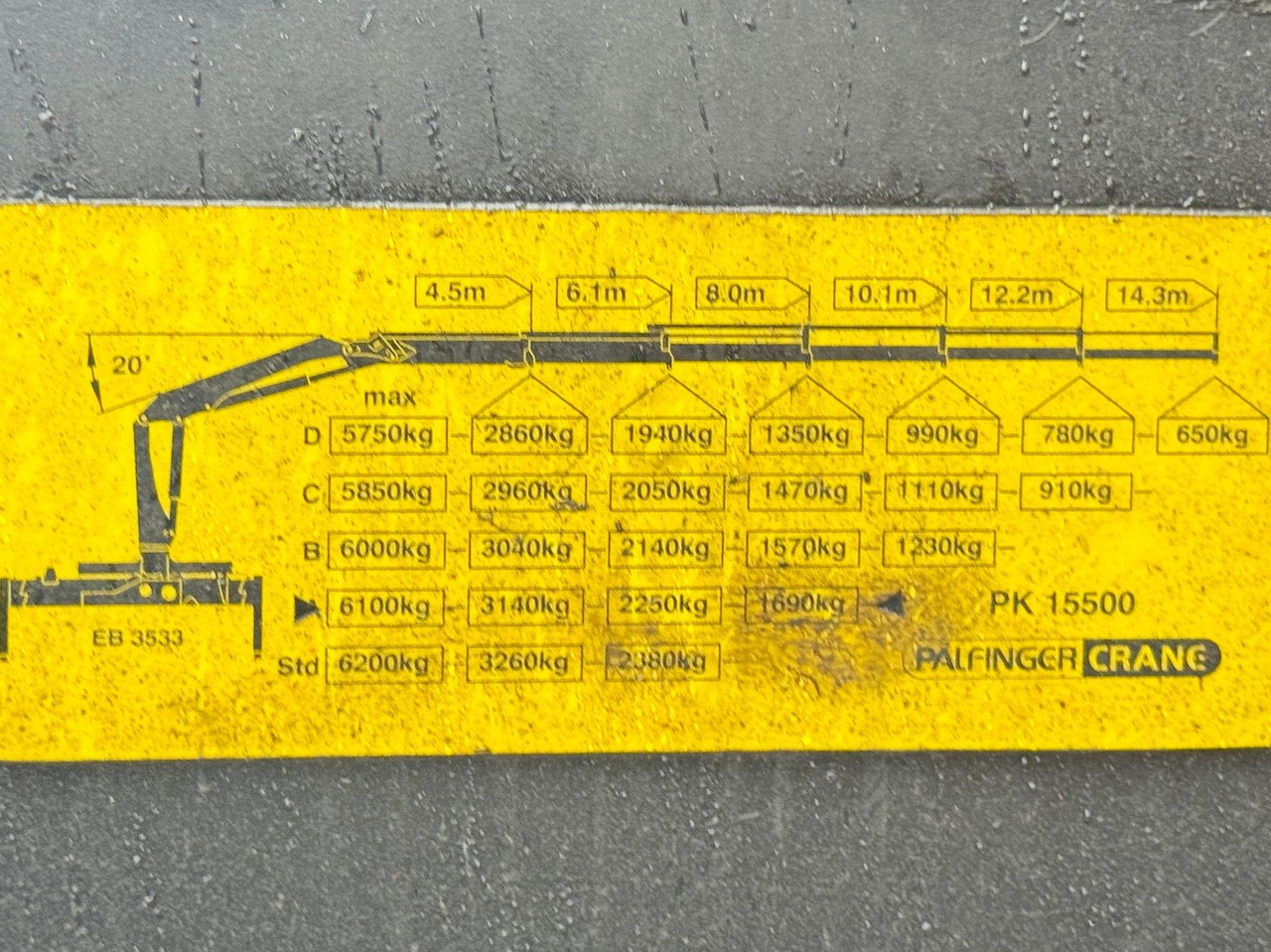 Auto s hydraulickou rukou MAN TGA 26.400 * KIPPER 6,00m + PK 15500 * 6x4 * TOP: obrázok 8