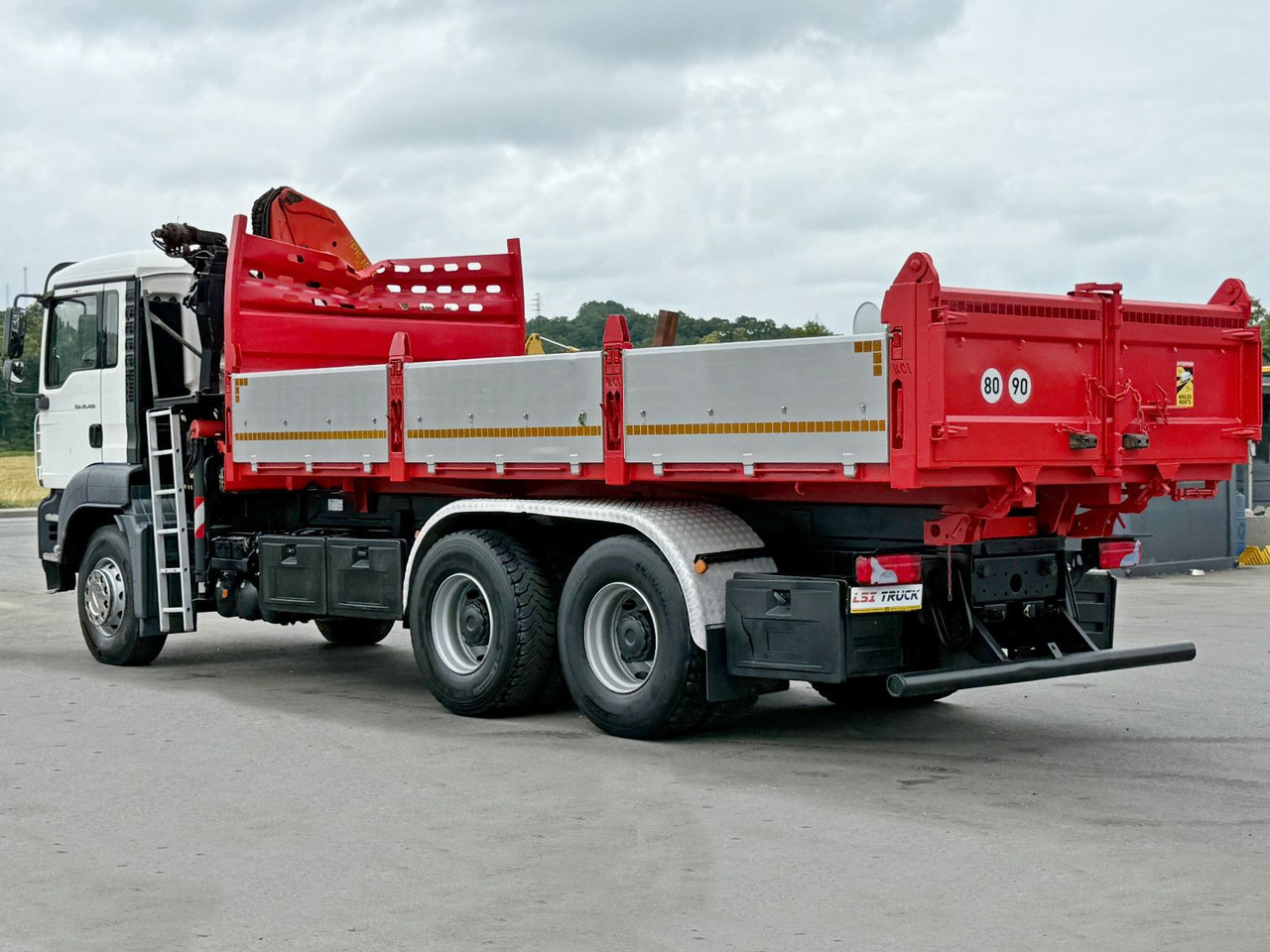 Auto s hydraulickou rukou MAN TGA 26.400 * KIPPER 6,00m + PK 15500 * 6x4 * TOP: obrázok 6