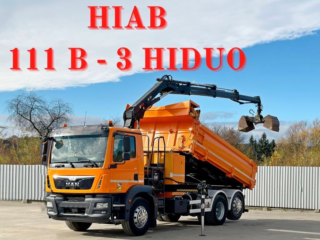 MAN TGM 26.290* KIPPER 4,60m*HIAB 111 B-3 HIDUO/FUNK - Auto s hydraulickou rukou: obrázok 1 MAN TGM 26.290* KIPPER 4,60m*HIAB 111 B-3 HIDUO/FUNK - Auto s hydraulickou rukou: obrázok 1