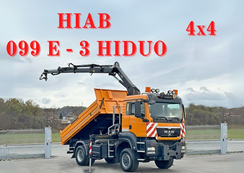 MAN TGS 18.360 * HIAB 099 E-3 HIDUO + FUNK *4x4 - Sklápač, Auto s hydraulickou rukou: obrázok 1 MAN TGS 18.360 * HIAB 099 E-3 HIDUO + FUNK *4x4 - Sklápač, Auto s hydraulickou rukou: obrázok 1
