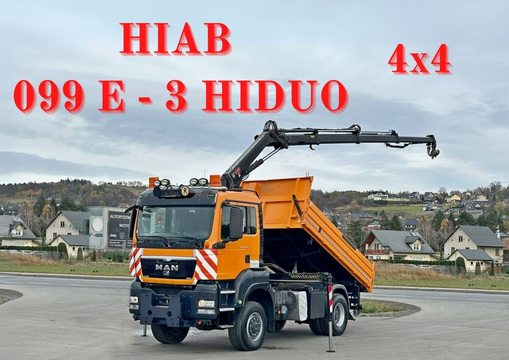 MAN TGS 18.360 * HIAB 099 E-3 HIDUO + FUNK *4x4 - Auto s hydraulickou rukou, Sklápač: obrázok 1 MAN TGS 18.360 * HIAB 099 E-3 HIDUO + FUNK *4x4 - Auto s hydraulickou rukou, Sklápač: obrázok 1