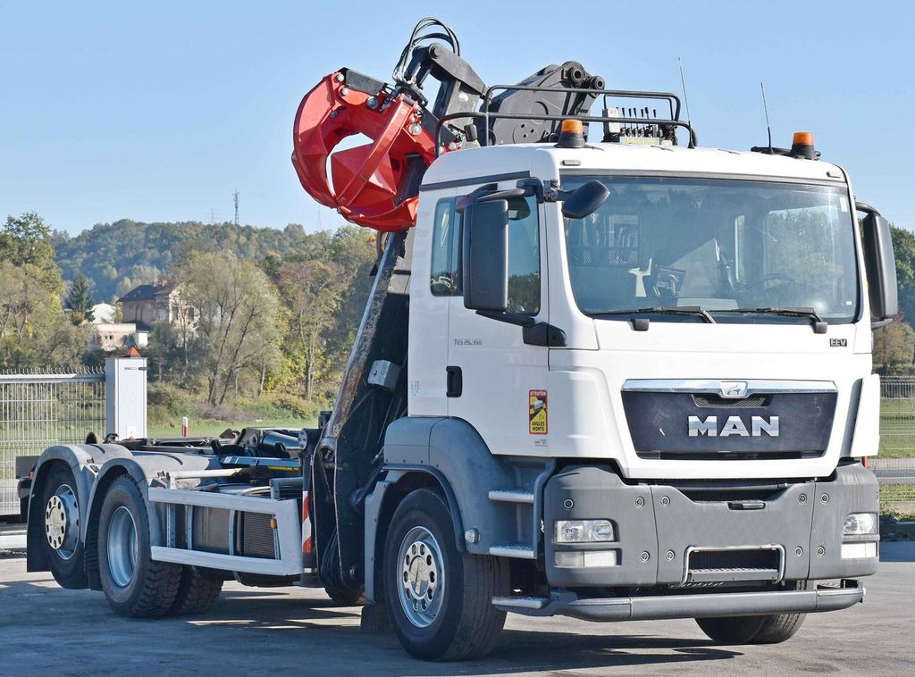 MAN TGS 26.360 Abrollkipper* KESLA 2114 Z * TOP - Hákový nosič kontajnerov, Auto s hydraulickou rukou: obrázok 3 MAN TGS 26.360 Abrollkipper* KESLA 2114 Z * TOP - Hákový nosič kontajnerov, Auto s hydraulickou rukou: obrázok 3