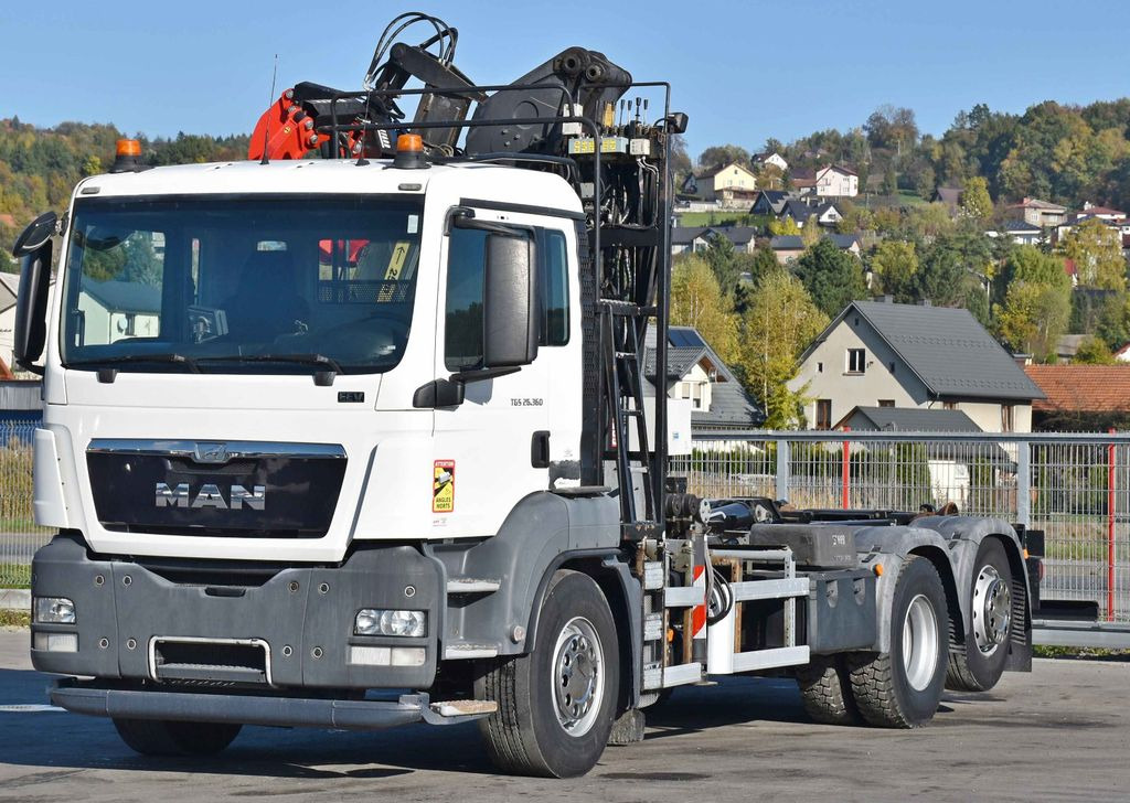 MAN TGS 26.360 Abrollkipper* KESLA 2114 Z * TOP - Hákový nosič kontajnerov, Auto s hydraulickou rukou: obrázok 4 MAN TGS 26.360 Abrollkipper* KESLA 2114 Z * TOP - Hákový nosič kontajnerov, Auto s hydraulickou rukou: obrázok 4