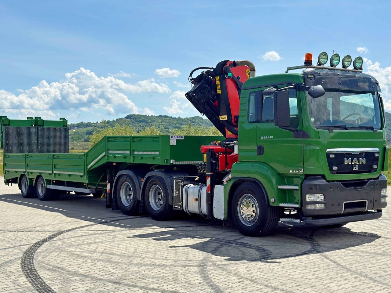 MAN TGS 26.440*Anhänger 10,35m + PK 33002-EH C/FUNK - Auto s hydraulickou rukou: obrázok 3 MAN TGS 26.440*Anhänger 10,35m + PK 33002-EH C/FUNK - Auto s hydraulickou rukou: obrázok 3