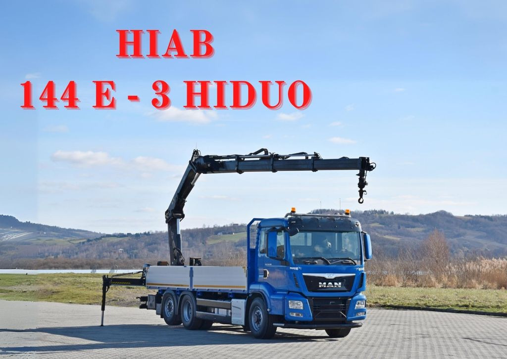 MAN TGS 26.480 * KRAN / FUNK * TOPZUSTAND - Auto s hydraulickou rukou, Valníkový/ Plošinový nákladný automobil: obrázok 1 MAN TGS 26.480 * KRAN / FUNK * TOPZUSTAND - Auto s hydraulickou rukou, Valníkový/ Plošinový nákladný automobil: obrázok 1