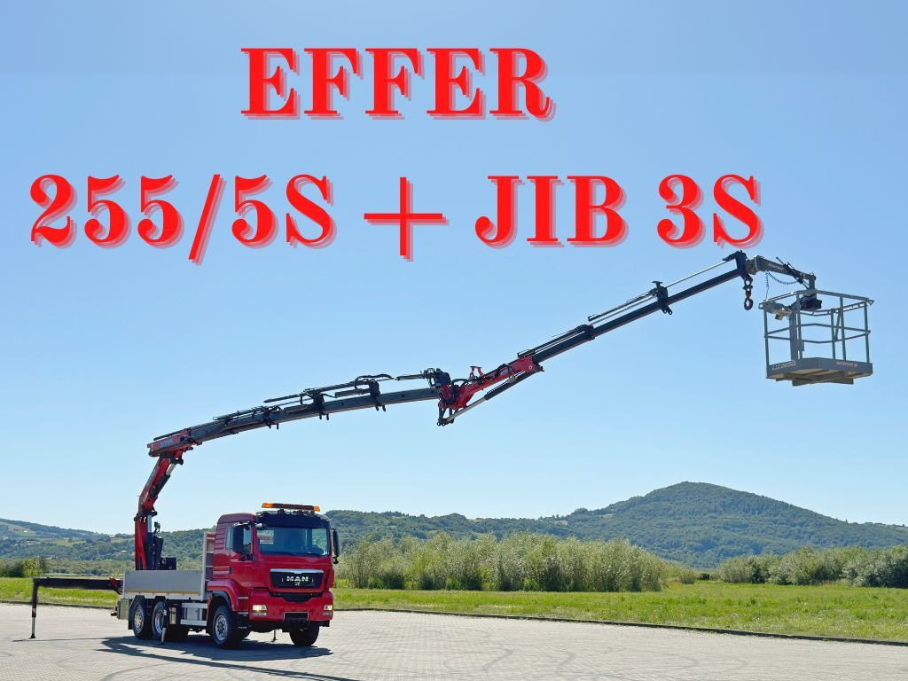 MAN TGS 28.480 * EFFER 255/5S + JIB 3S + FUNK * TOP - Auto s hydraulickou rukou: obrázok 1 MAN TGS 28.480 * EFFER 255/5S + JIB 3S + FUNK * TOP - Auto s hydraulickou rukou: obrázok 1