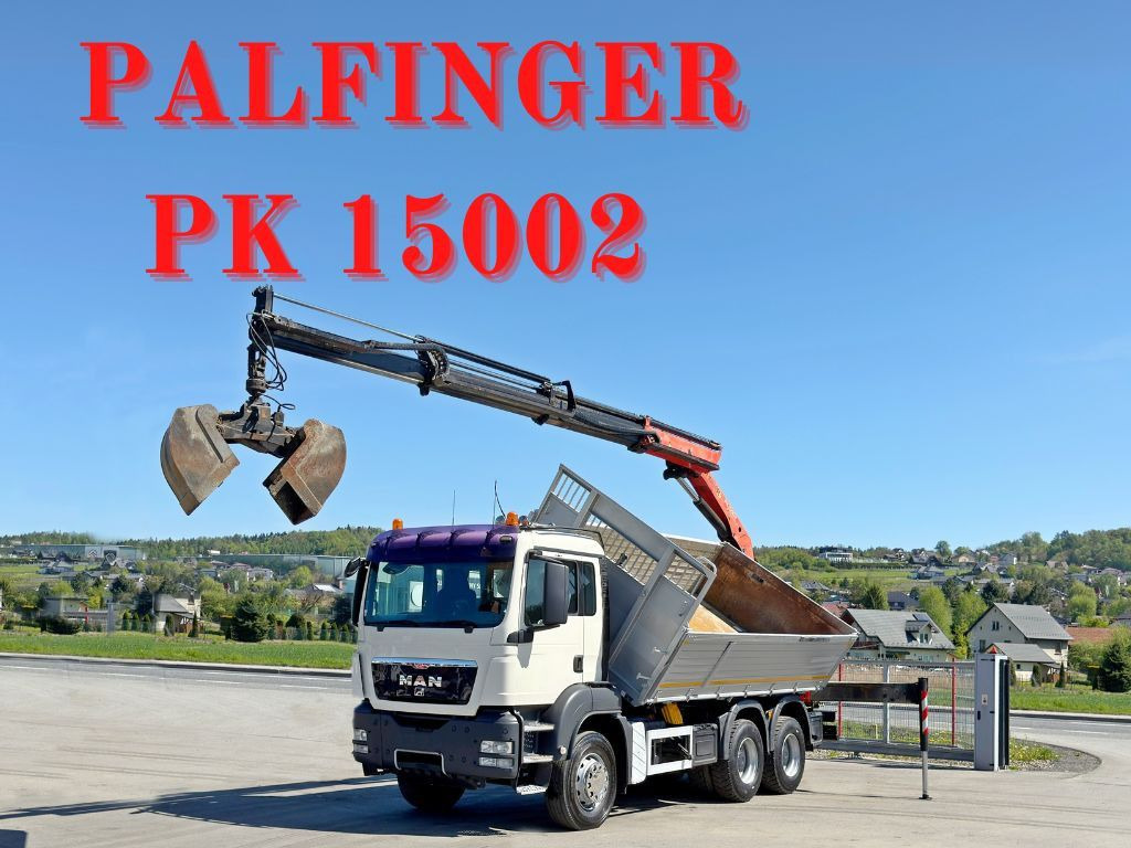 MAN TGS 33.360*KIPPER 4,95 m *PK 15002 * 6x4 - Auto s hydraulickou rukou: obrázok 1 MAN TGS 33.360*KIPPER 4,95 m *PK 15002 * 6x4 - Auto s hydraulickou rukou: obrázok 1
