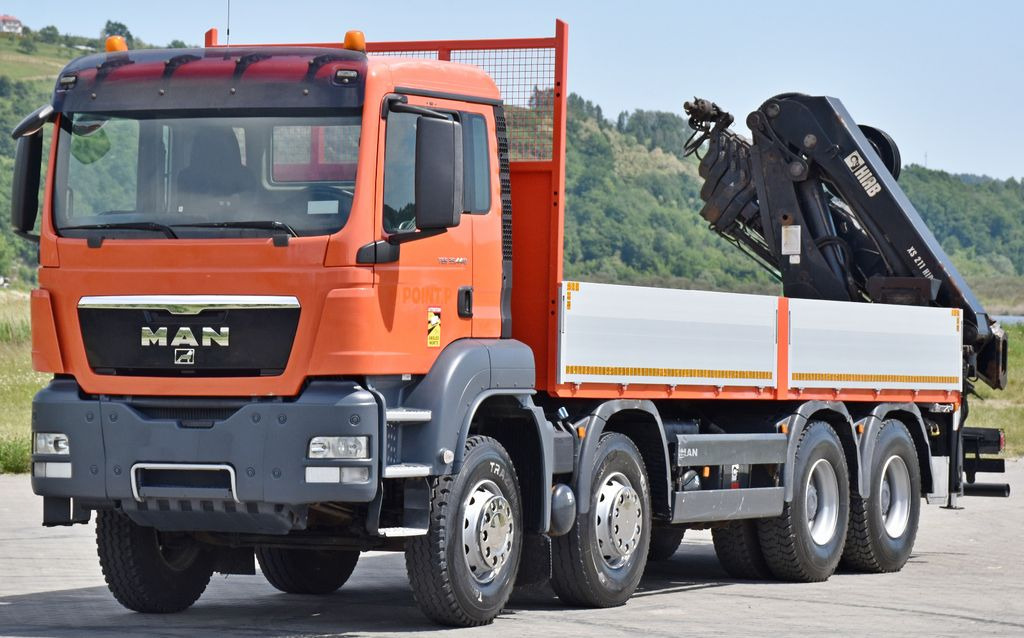 MAN TGS 35.440 * HIAB 211 E-6 HIDUO +FUNK / 8x4 MAN TGS 35.440 * HIAB 211 E-6 HIDUO +FUNK / 8x4 - Auto s hydraulickou rukou, Valníkový/ Plošinový nákladný automobil: obrázok 4 MAN TGS 35.440 * HIAB 211 E-6 HIDUO +FUNK / 8x4 MAN TGS 35.440 * HIAB 211 E-6 HIDUO +FUNK / 8x4 - Auto s hydraulickou rukou, Valníkový/ Plošinový nákladný automobil: obrázok 4