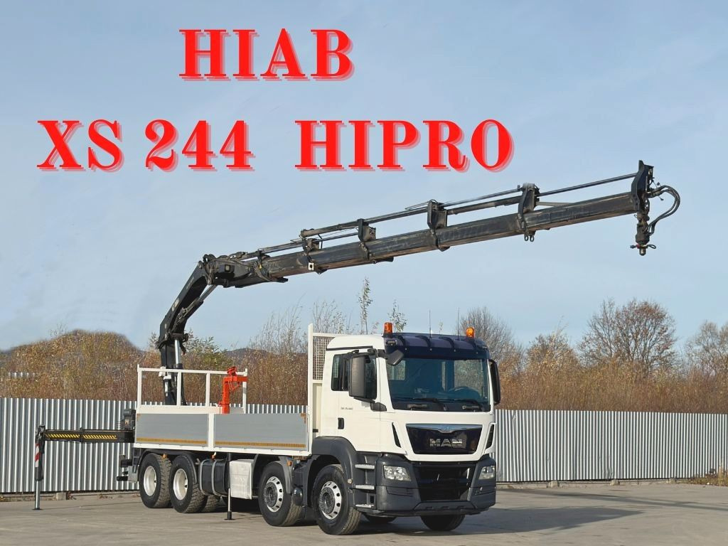 MAN TGS 35.440 * HIAB XS 244 HIPRO +FUNK / 8x4 - Auto s hydraulickou rukou: obrázok 1 MAN TGS 35.440 * HIAB XS 244 HIPRO +FUNK / 8x4 - Auto s hydraulickou rukou: obrázok 1