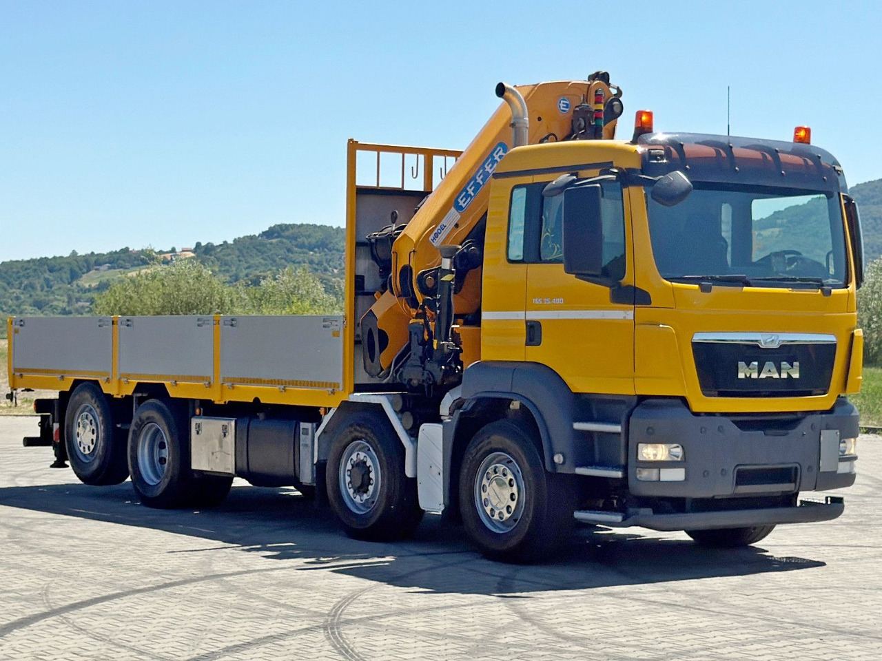 MAN TGS 35.480 * EFFER 395/6S + FUNK / 8x4 - Auto s hydraulickou rukou: obrázok 3 MAN TGS 35.480 * EFFER 395/6S + FUNK / 8x4 - Auto s hydraulickou rukou: obrázok 3