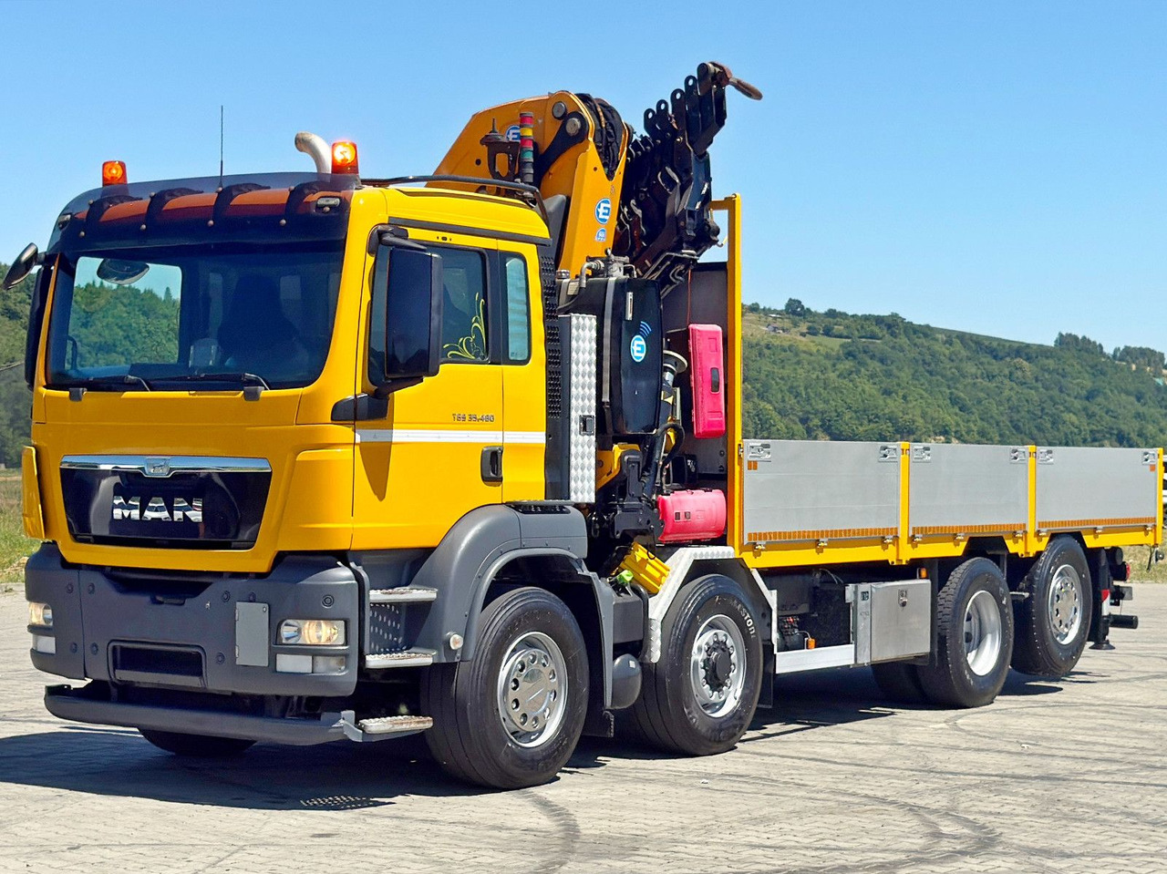 MAN TGS 35.480 * EFFER 395/6S + FUNK / 8x4 - Auto s hydraulickou rukou: obrázok 4 MAN TGS 35.480 * EFFER 395/6S + FUNK / 8x4 - Auto s hydraulickou rukou: obrázok 4