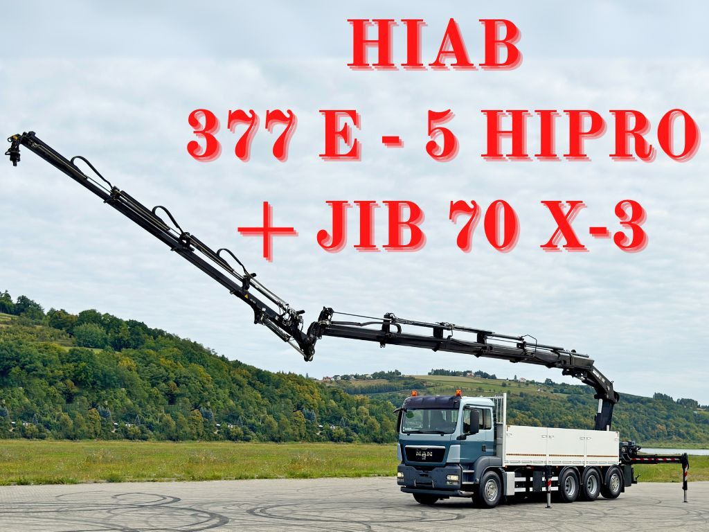 MAN TGS 35.480*HIAB 377 E-5 HIPRO+JIB 70X-3FUNK /8x4 - Auto s hydraulickou rukou: obrázok 1 MAN TGS 35.480*HIAB 377 E-5 HIPRO+JIB 70X-3FUNK /8x4 - Auto s hydraulickou rukou: obrázok 1