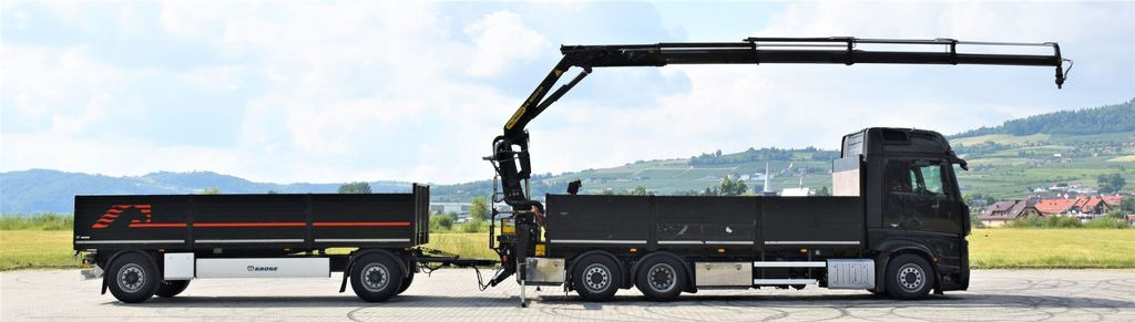 Mercedes-Benz ACTROS 2542 + PK18002-EH C/FUNK + Anhänger! Mercedes-Benz ACTROS 2542 + PK18002-EH C/FUNK + Anhänger! - Auto s hydraulickou rukou, Valníkový/ Plošinový nákladný automobil: obrázok 5 Mercedes-Benz ACTROS 2542 + PK18002-EH C/FUNK + Anhänger! Mercedes-Benz ACTROS 2542 + PK18002-EH C/FUNK + Anhänger! - Auto s hydraulickou rukou, Valníkový/ Plošinový nákladný automobil: obrázok 5