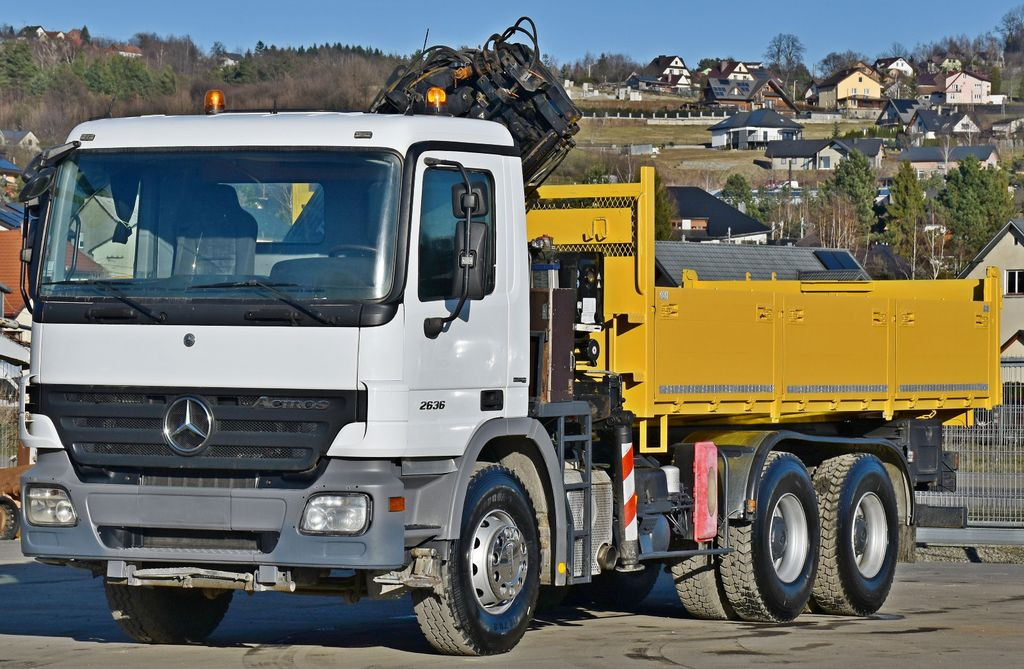 Mercedes-Benz ACTROS 2636 * TEREX 165.2E - A4 + FUNK/6x4 - Auto s hydraulickou rukou, Sklápač: obrázok 4 Mercedes-Benz ACTROS 2636 * TEREX 165.2E - A4 + FUNK/6x4 - Auto s hydraulickou rukou, Sklápač: obrázok 4