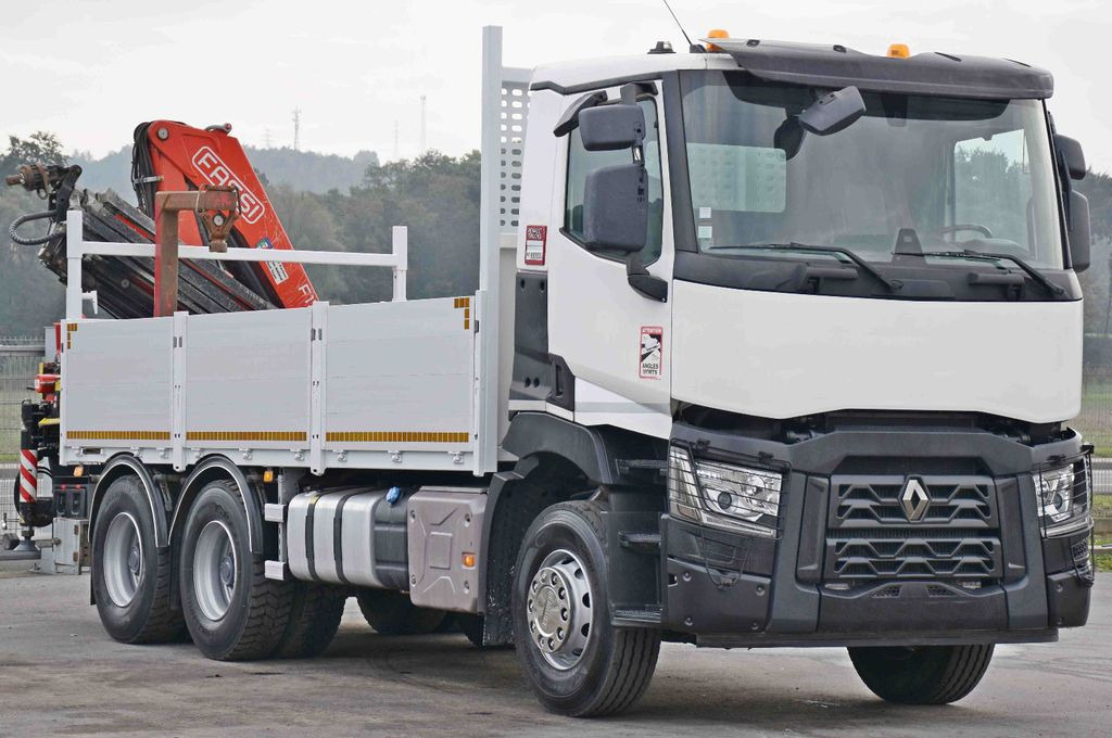 Renault C 380*PRITSCHE 5,45m*FASSI F175A.0.22+ FUNK/6x4 - Auto s hydraulickou rukou, Valníkový/ Plošinový nákladný automobil: obrázok 3 Renault C 380*PRITSCHE 5,45m*FASSI F175A.0.22+ FUNK/6x4 - Auto s hydraulickou rukou, Valníkový/ Plošinový nákladný automobil: obrázok 3