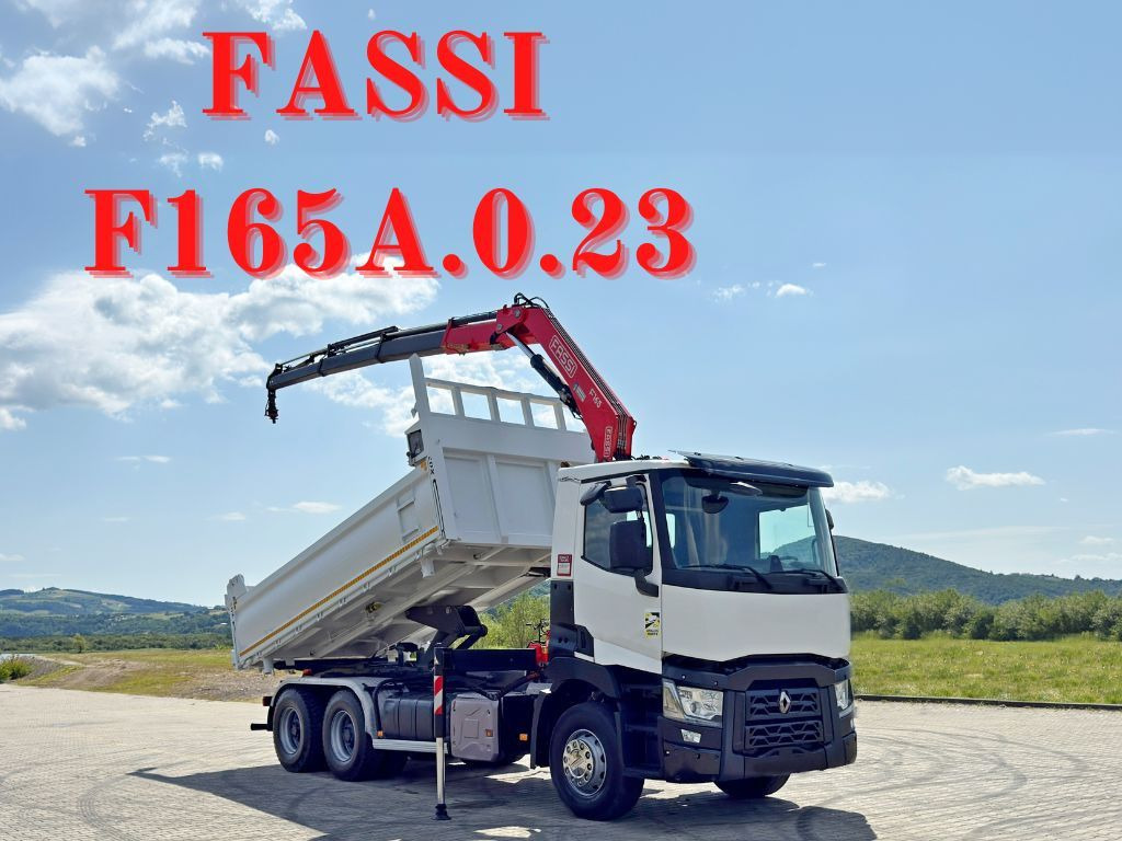 Renault C 430 * FASSI F165A.0.23 + FUNK * 6x4 - Auto s hydraulickou rukou: obrázok 1 Renault C 430 * FASSI F165A.0.23 + FUNK * 6x4 - Auto s hydraulickou rukou: obrázok 1