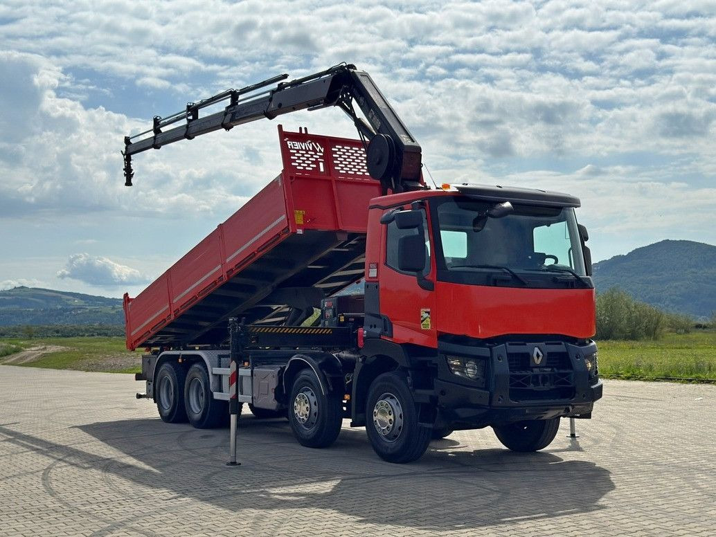 Renault C 430 *KIPPER 6,80m* HIAB X-HIDUO 188 ES-4 * 8x4 - Auto s hydraulickou rukou: obrázok 2 Renault C 430 *KIPPER 6,80m* HIAB X-HIDUO 188 ES-4 * 8x4 - Auto s hydraulickou rukou: obrázok 2