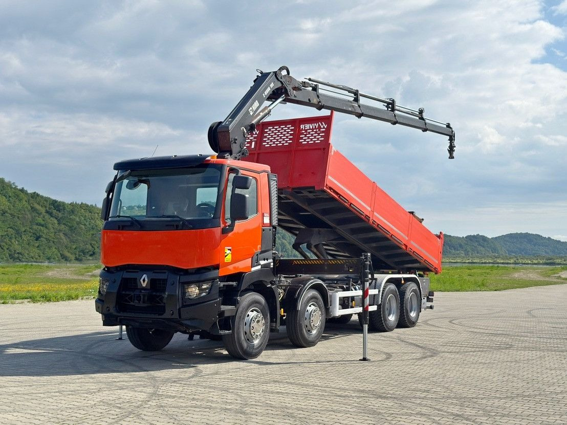 Renault C 430 *KIPPER 6,80m* HIAB X-HIDUO 188 ES-4 * 8x4 - Sklápač, Auto s hydraulickou rukou: obrázok 2 Renault C 430 *KIPPER 6,80m* HIAB X-HIDUO 188 ES-4 * 8x4 - Sklápač, Auto s hydraulickou rukou: obrázok 2