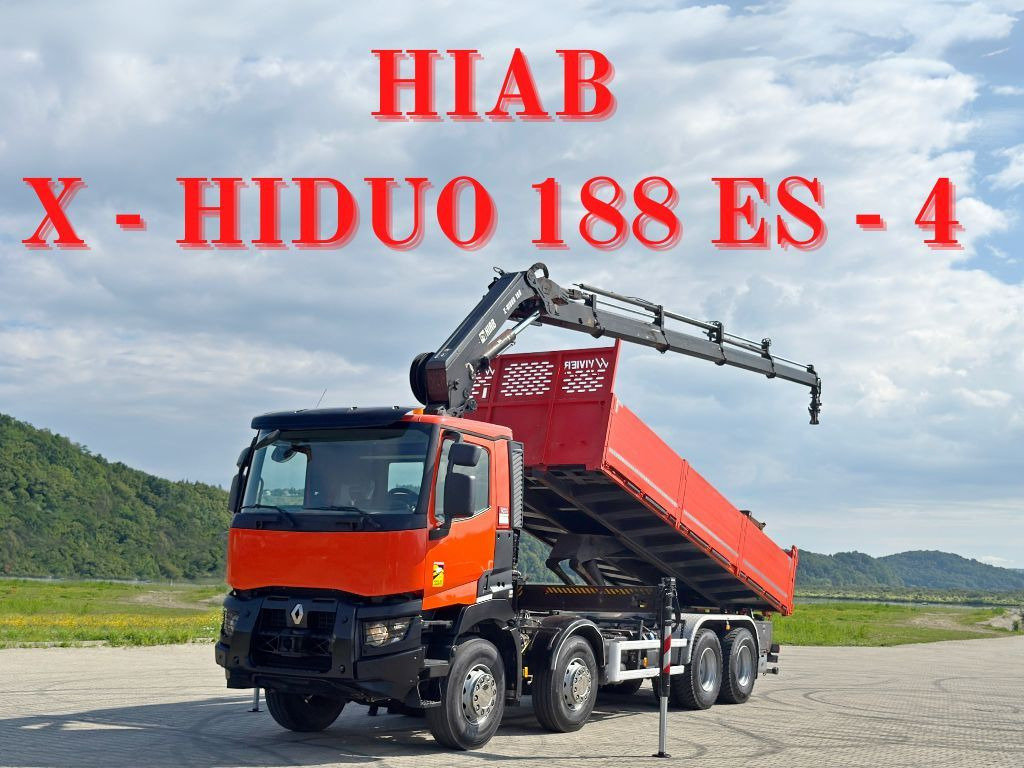Renault C 430 *KIPPER 6,80m* HIAB X-HIDUO 188 ES-4 * 8x4 - Auto s hydraulickou rukou: obrázok 1 Renault C 430 *KIPPER 6,80m* HIAB X-HIDUO 188 ES-4 * 8x4 - Auto s hydraulickou rukou: obrázok 1