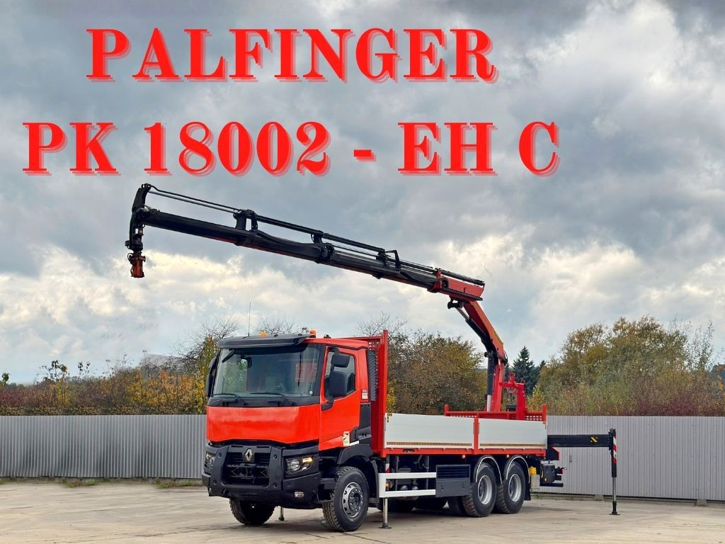 Renault C430 * PALFINGER PK 18002 - EHC + FUNK/ 6x4 - Auto s hydraulickou rukou: obrázok 1 Renault C430 * PALFINGER PK 18002 - EHC + FUNK/ 6x4 - Auto s hydraulickou rukou: obrázok 1
