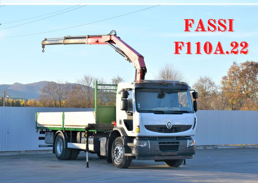 Renault Premium 370* FASSI F110A.22 * TOPZUSTAND - Auto s hydraulickou rukou: obrázok 1 Renault Premium 370* FASSI F110A.22 * TOPZUSTAND - Auto s hydraulickou rukou: obrázok 1