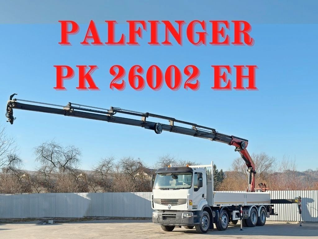 Renault Premium 430 DXI * PRITSCHE 7,40m *PK 26002 EH - Auto s hydraulickou rukou: obrázok 1 Renault Premium 430 DXI * PRITSCHE 7,40m *PK 26002 EH - Auto s hydraulickou rukou: obrázok 1