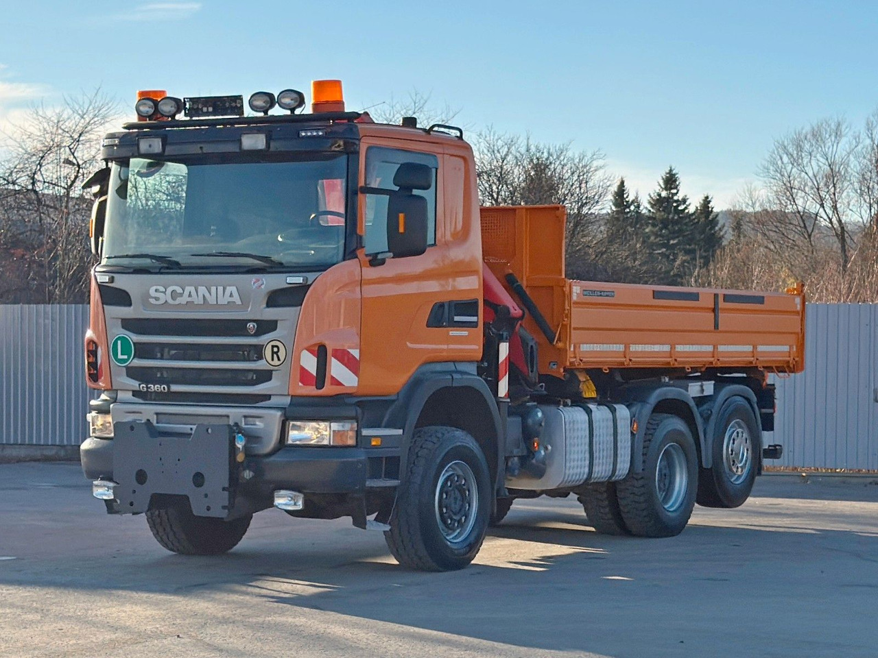 Scania G 360 * KIPPER 4,60m * PALFINGER PK 11002/ 6x4 - Auto s hydraulickou rukou: obrázok 4 Scania G 360 * KIPPER 4,60m * PALFINGER PK 11002/ 6x4 - Auto s hydraulickou rukou: obrázok 4