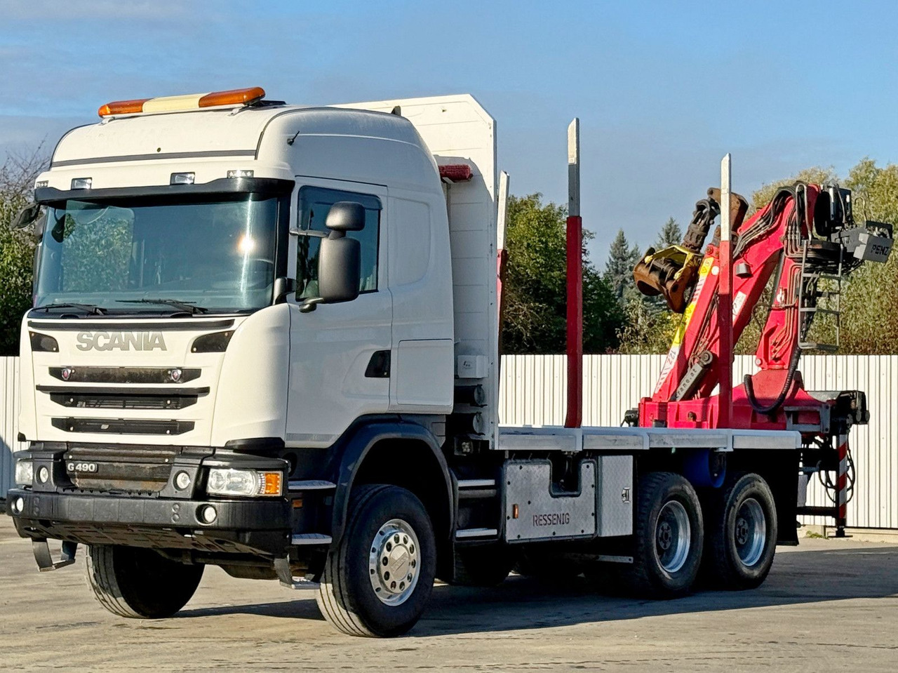Scania G490* HOLZTRANSPORTER * PENZ 12Z8.70* 6x6 - Auto s hydraulickou rukou: obrázok 3 Scania G490* HOLZTRANSPORTER * PENZ 12Z8.70* 6x6 - Auto s hydraulickou rukou: obrázok 3