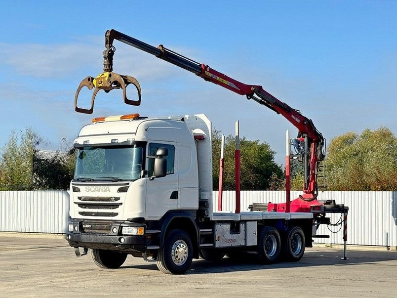 Scania G490* HOLZTRANSPORTER * PENZ 12Z8.70* 6x6 - Nákladné vozidlo na prepravu dreva, Auto s hydraulickou rukou: obrázok 2 Scania G490* HOLZTRANSPORTER * PENZ 12Z8.70* 6x6 - Nákladné vozidlo na prepravu dreva, Auto s hydraulickou rukou: obrázok 2