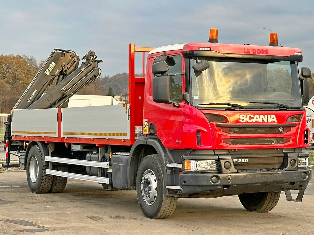 Scania P 280 * HIAB 122 E - 2 HIDUO + FUNK* TOPZUSTAND - Auto s hydraulickou rukou, Valníkový/ Plošinový nákladný automobil: obrázok 4 Scania P 280 * HIAB 122 E - 2 HIDUO + FUNK* TOPZUSTAND - Auto s hydraulickou rukou, Valníkový/ Plošinový nákladný automobil: obrázok 4