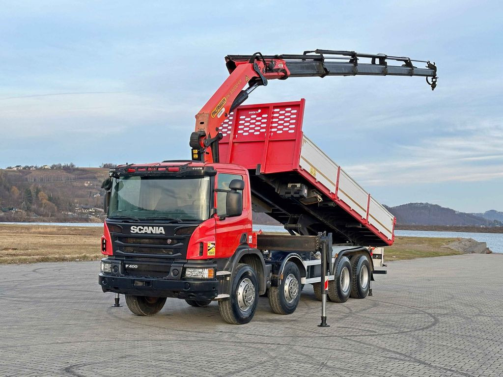 Scania P 400 Kipper 6,80 m * PK 33002-EH D + FUNK * 8x4 Scania P 400 Kipper 6,80 m * PK 33002-EH D + FUNK * 8x4 - Sklápač, Auto s hydraulickou rukou: obrázok 2 Scania P 400 Kipper 6,80 m * PK 33002-EH D + FUNK * 8x4 Scania P 400 Kipper 6,80 m * PK 33002-EH D + FUNK * 8x4 - Sklápač, Auto s hydraulickou rukou: obrázok 2