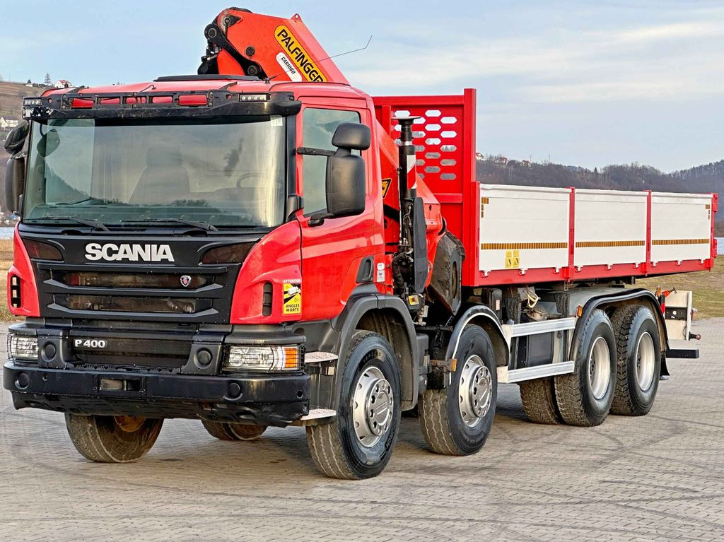 Scania P 400 Kipper 6,80 m * PK 33002-EH D + FUNK * 8x4 Scania P 400 Kipper 6,80 m * PK 33002-EH D + FUNK * 8x4 - Auto s hydraulickou rukou, Sklápač: obrázok 3 Scania P 400 Kipper 6,80 m * PK 33002-EH D + FUNK * 8x4 Scania P 400 Kipper 6,80 m * PK 33002-EH D + FUNK * 8x4 - Auto s hydraulickou rukou, Sklápač: obrázok 3