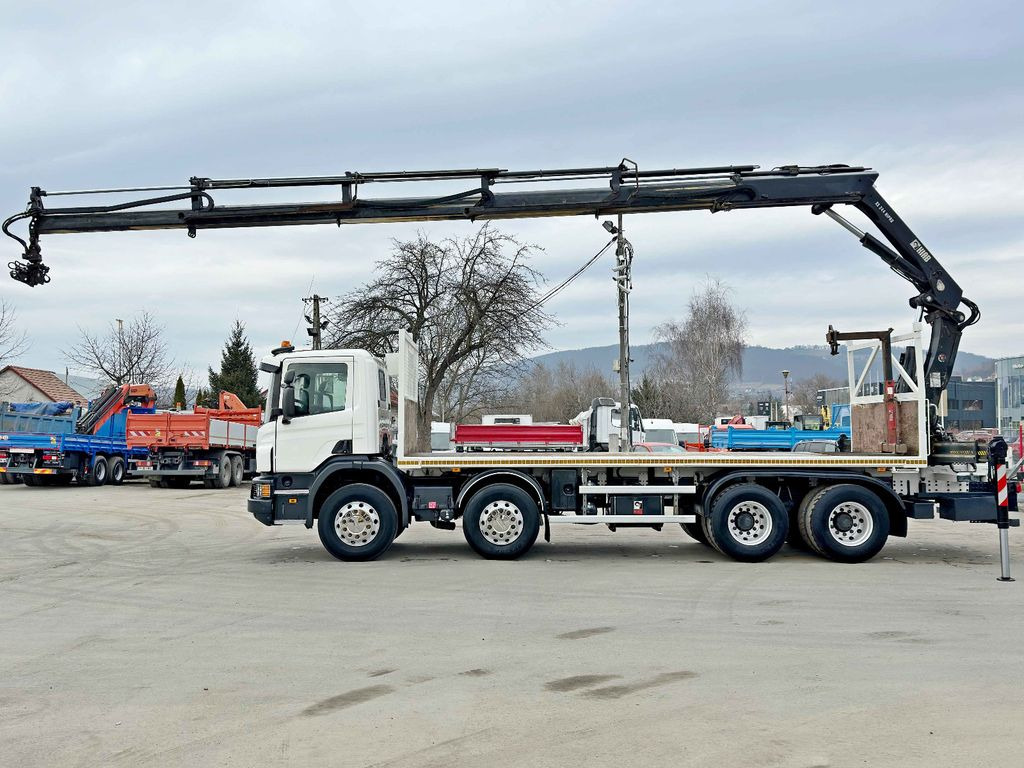 Scania P 410*PLATFORM 7,00m*HIAB 244 E-5 HIPRO+FUNK/8x4 - Auto s hydraulickou rukou, Valníkový/ Plošinový nákladný automobil: obrázok 5 Scania P 410*PLATFORM 7,00m*HIAB 244 E-5 HIPRO+FUNK/8x4 - Auto s hydraulickou rukou, Valníkový/ Plošinový nákladný automobil: obrázok 5