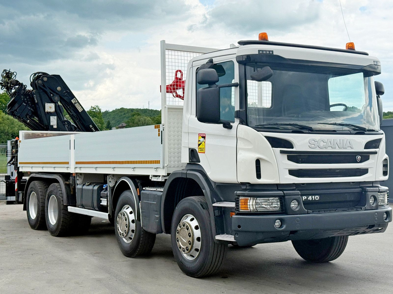 Scania P 410*PLATFORM 7,00m*HIAB 244 E-5 HIPRO+FUNK/8x4 Scania P 410*PRITSCHE 7,00m*HIAB 244 E-5 HIPRO+FUNK/8x4 - Auto s hydraulickou rukou, Valníkový/ Plošinový nákladný automobil: obrázok 3 Scania P 410*PLATFORM 7,00m*HIAB 244 E-5 HIPRO+FUNK/8x4 Scania P 410*PRITSCHE 7,00m*HIAB 244 E-5 HIPRO+FUNK/8x4 - Auto s hydraulickou rukou, Valníkový/ Plošinový nákladný automobil: obrázok 3
