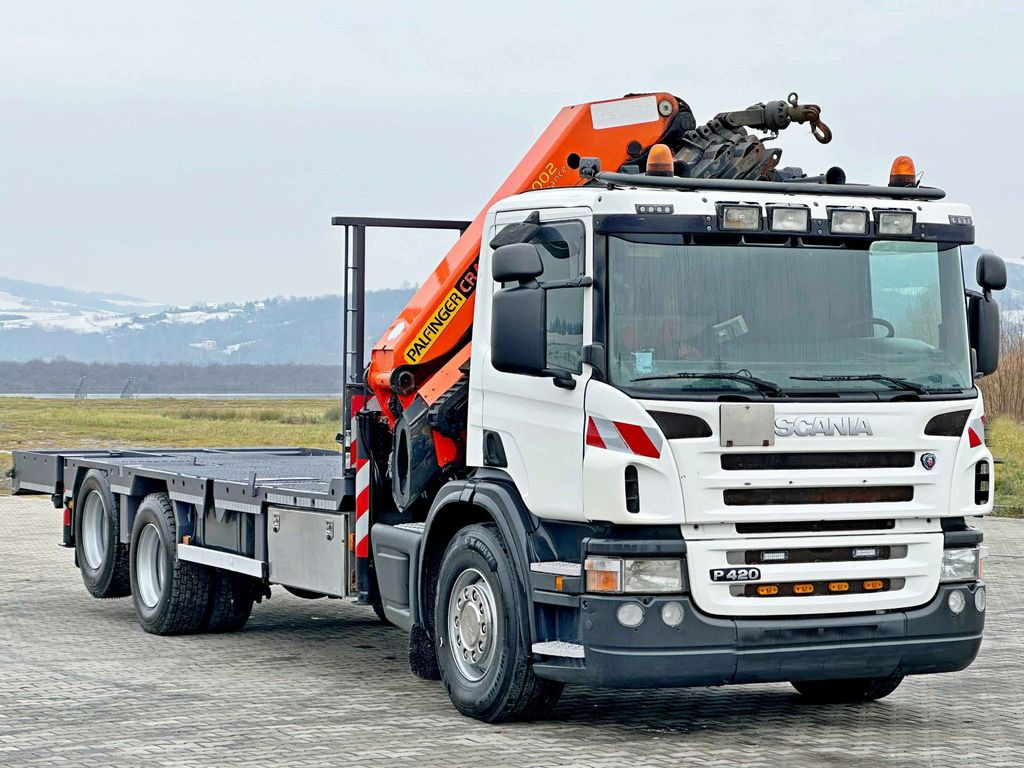 Scania P 420* PLATFORM 6,80m * PK 29002+FUNK * TOP - Odťahovy voz: obrázok 3 Scania P 420* PLATFORM 6,80m * PK 29002+FUNK * TOP - Odťahovy voz: obrázok 3