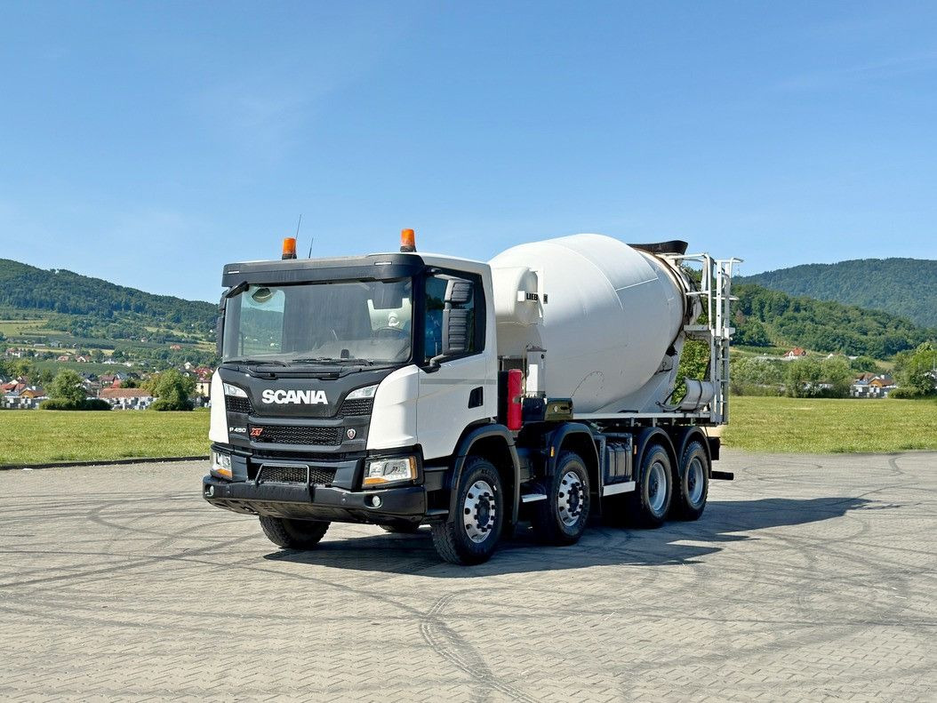 Scania P 450 * Betonmischer * 8x4 * TOPZUSTAND - Domiešavač: obrázok 1 Scania P 450 * Betonmischer * 8x4 * TOPZUSTAND - Domiešavač: obrázok 1