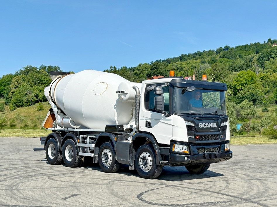 Scania P 450 * Betonmischer * 8x4 * TOPZUSTAND - Domiešavač: obrázok 2 Scania P 450 * Betonmischer * 8x4 * TOPZUSTAND - Domiešavač: obrázok 2