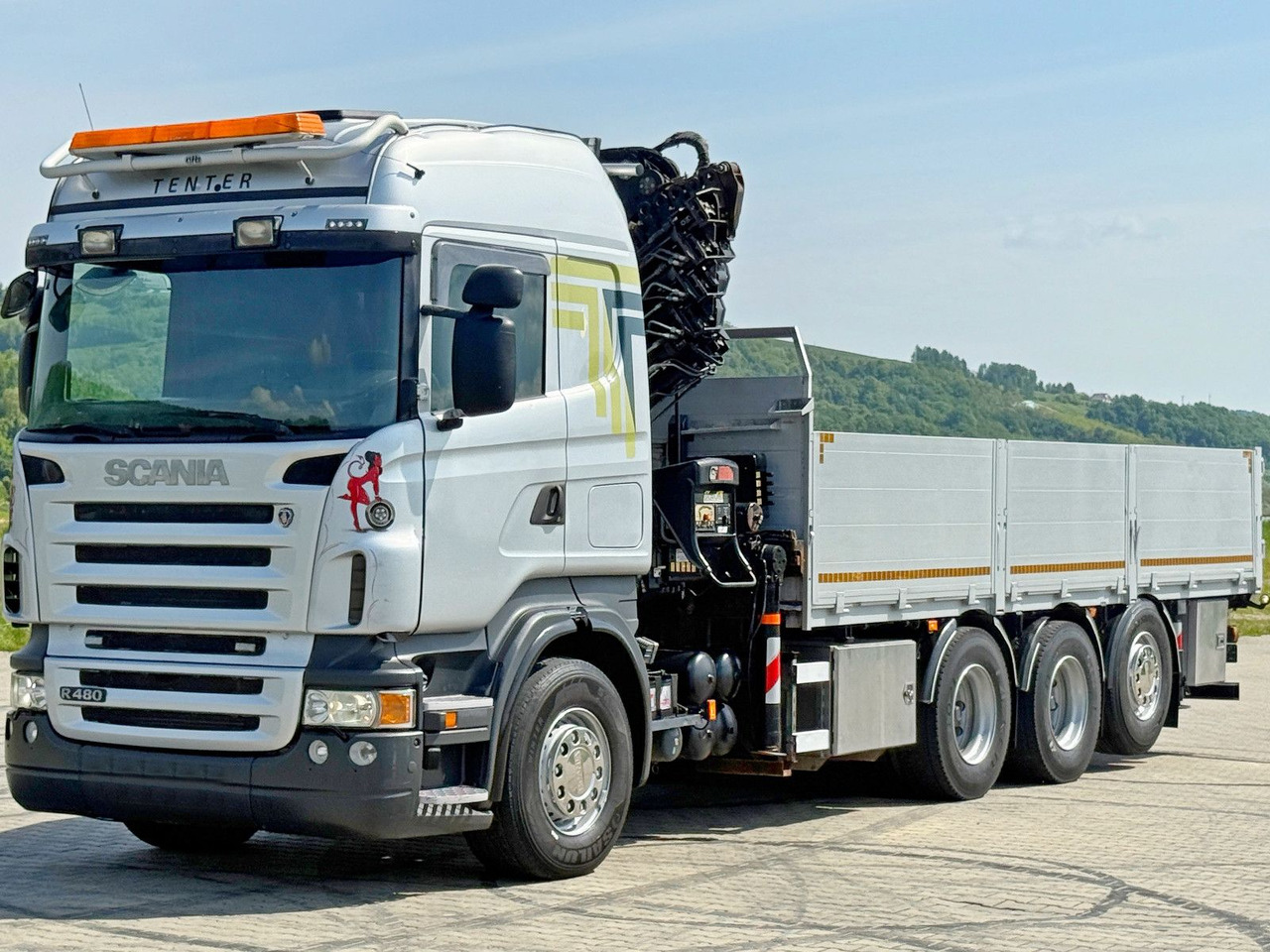 Scania R480 PRITSCHE 6,85m *HIAB 377 E-8 HIPRO/FUNK*8x4 - Auto s hydraulickou rukou: obrázok 3 Scania R480 PRITSCHE 6,85m *HIAB 377 E-8 HIPRO/FUNK*8x4 - Auto s hydraulickou rukou: obrázok 3