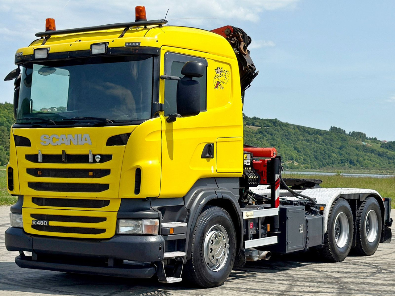 Scania R480 * Sattelzugmaschine + PK 27002 + FUNK /6x4 - Auto s hydraulickou rukou: obrázok 4 Scania R480 * Sattelzugmaschine + PK 27002 + FUNK /6x4 - Auto s hydraulickou rukou: obrázok 4