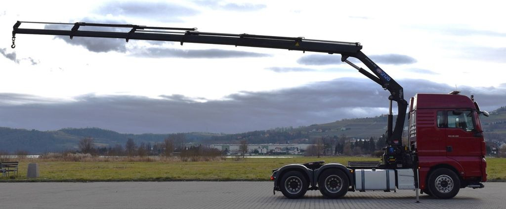 MAN TGX 28.480 Sattelzugmaschine + HMF 2120 K5/FUNK MAN TGX 28.480 Sattelzugmaschine + HMF 2120 K5/FUNK - Ťahač: obrázok 5 MAN TGX 28.480 Sattelzugmaschine + HMF 2120 K5/FUNK MAN TGX 28.480 Sattelzugmaschine + HMF 2120 K5/FUNK - Ťahač: obrázok 5