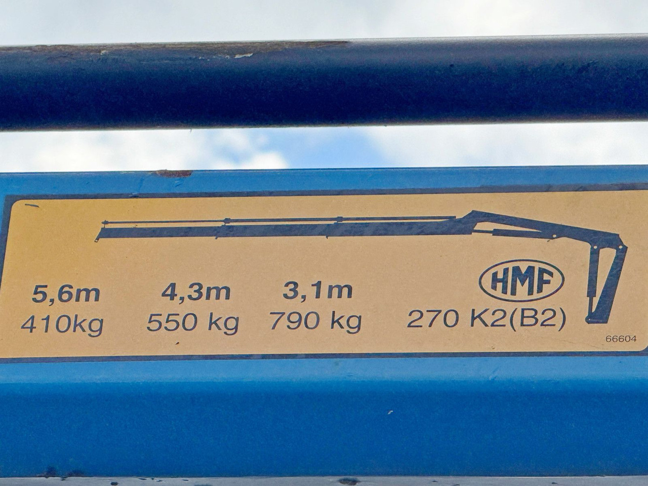 Hákový nosič kontajnerov Volvo FL 240 * Abrollkipper * HMF 270 K2 * TOPZUSTAND: obrázok 8