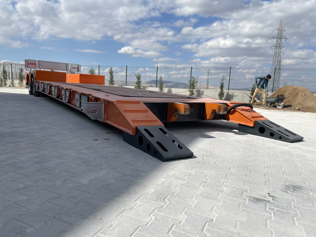 LIDER 2025 MODEL NEW LOWBOY TRAILER FROM MANUFACTURER - Náves podvalník: obrázok 5 LIDER 2025 MODEL NEW LOWBOY TRAILER FROM MANUFACTURER - Náves podvalník: obrázok 5
