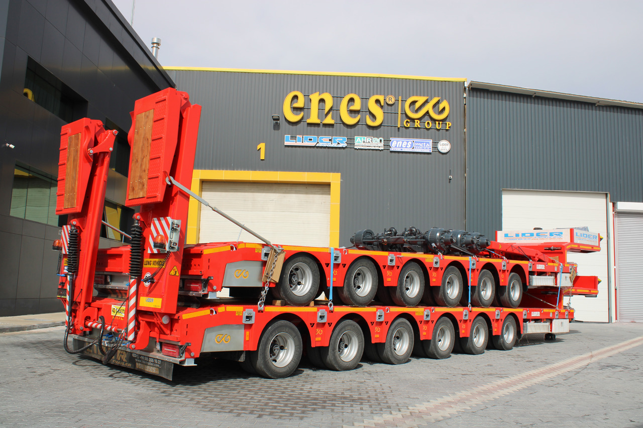 LIDER 2025 model 150 Tons capacity Lowbed semi trailer - Náves podvalník: obrázok 3 LIDER 2025 model 150 Tons capacity Lowbed semi trailer - Náves podvalník: obrázok 3
