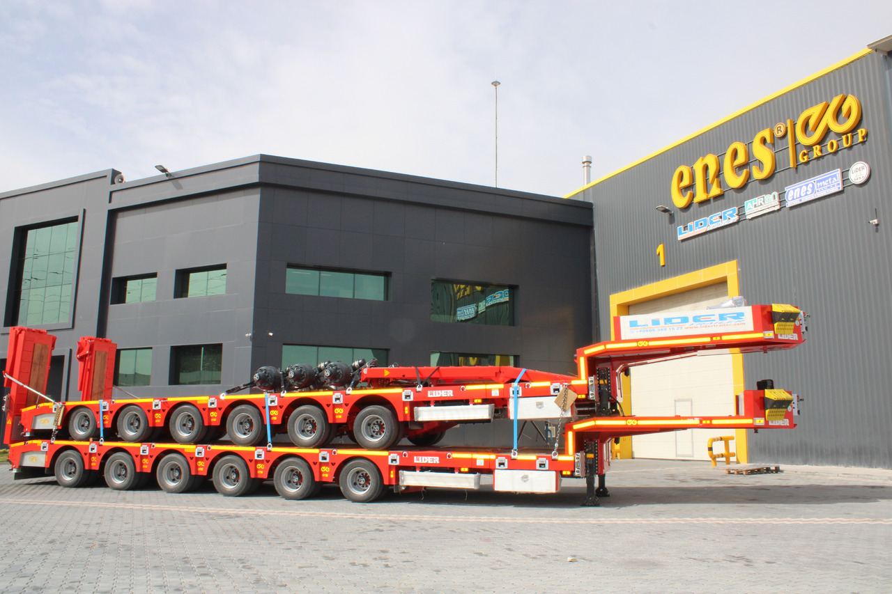 LIDER 2025 model 150 Tons capacity Lowbed semi trailer - Náves podvalník: obrázok 4 LIDER 2025 model 150 Tons capacity Lowbed semi trailer - Náves podvalník: obrázok 4