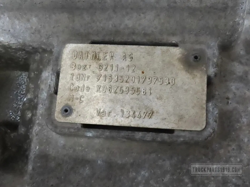 Mercedes-Benz 0012603600 Versnellingsbak G211-12 MB MP4 - Prevodovka pre Nákladné auto: obrázok 3 Mercedes-Benz 0012603600 Versnellingsbak G211-12 MB MP4 - Prevodovka pre Nákladné auto: obrázok 3