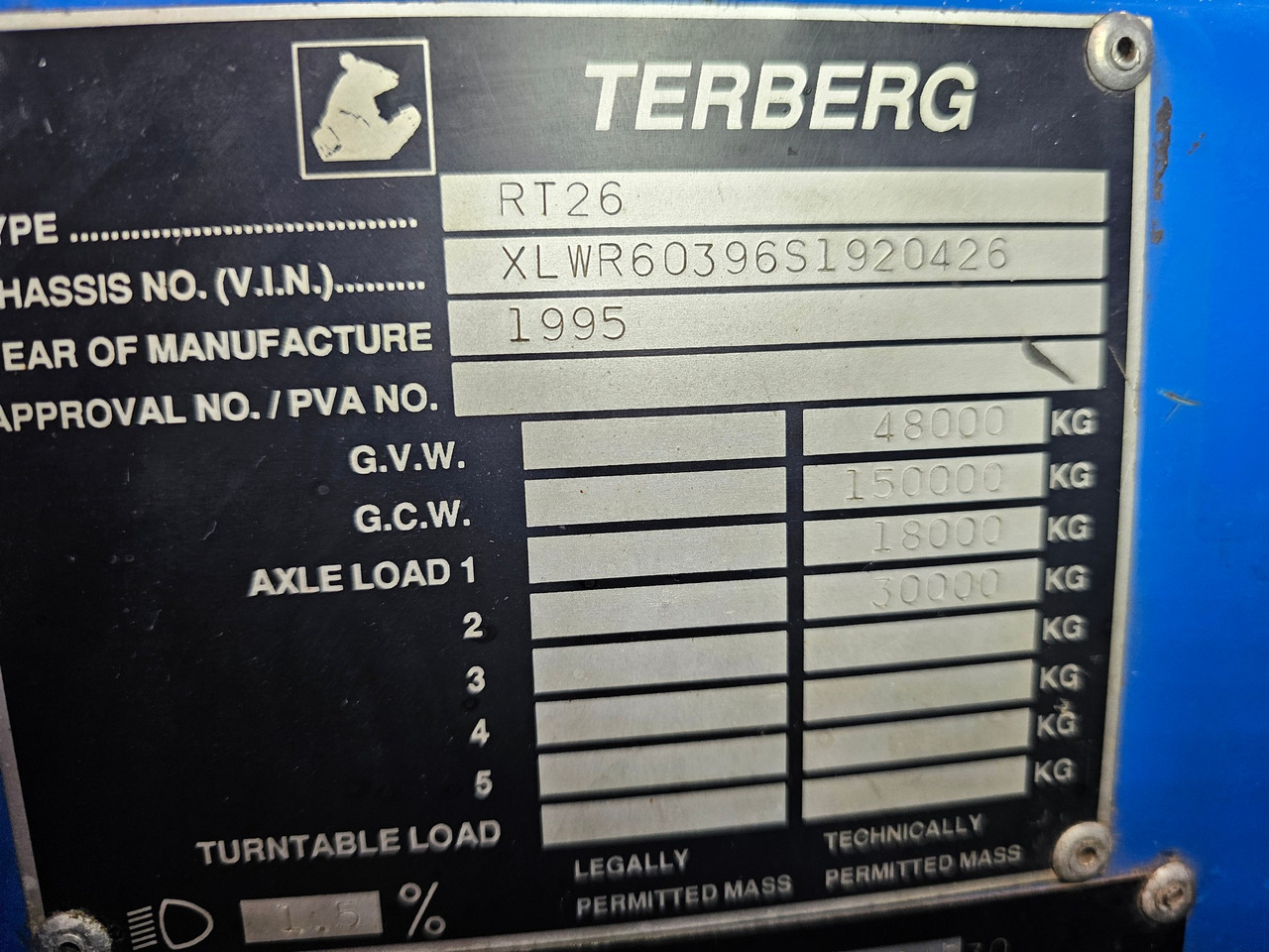 Ťahač Terberg RT 26 4x4: obrázok 17